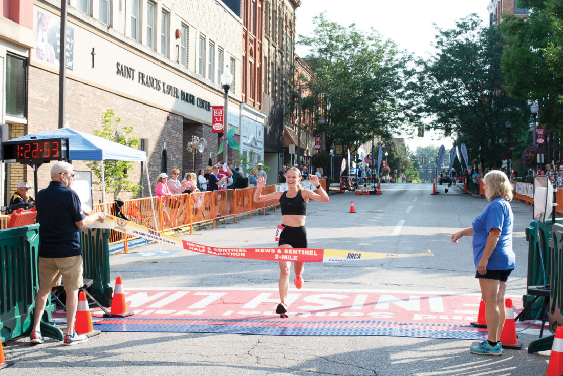 The Finish Line: News and Sentinel Half Marathon races through